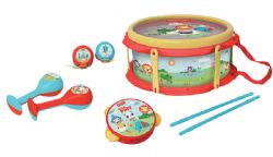 FISHER-PRICE - ENSEMBLE D'INSTRUMENTS DE FANFARE AVEC PERCUSSIONS